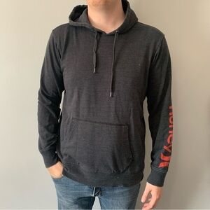 🌞 Hurley Dark Grey Lightweight Spring/Summer Sweater - Unisex, Men’s Size LG 🌞